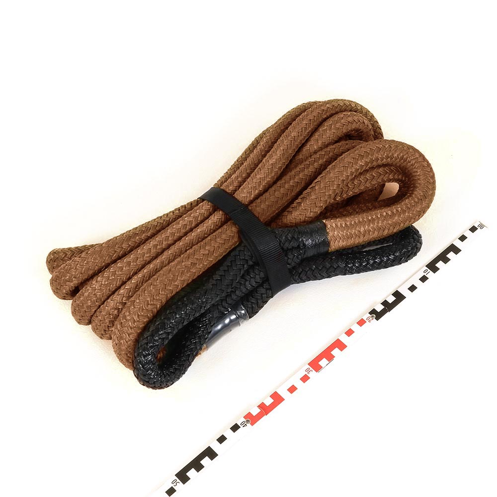 8 m long kinetic rescue rope, coyote