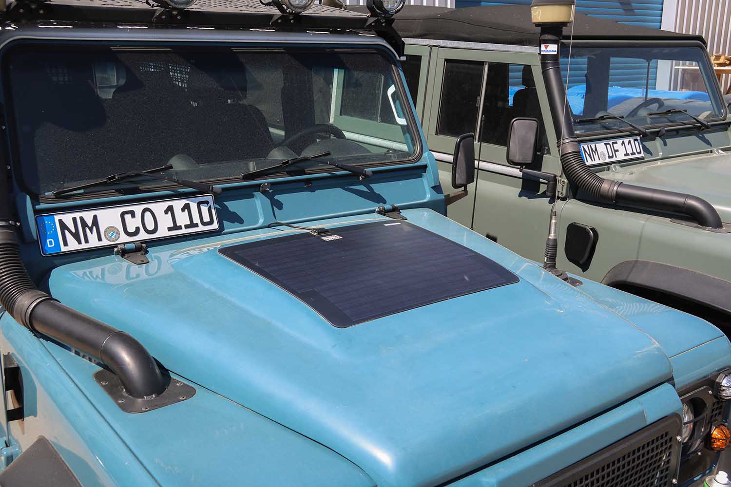 Solar Panel for Land Rover Defender MY 2006
