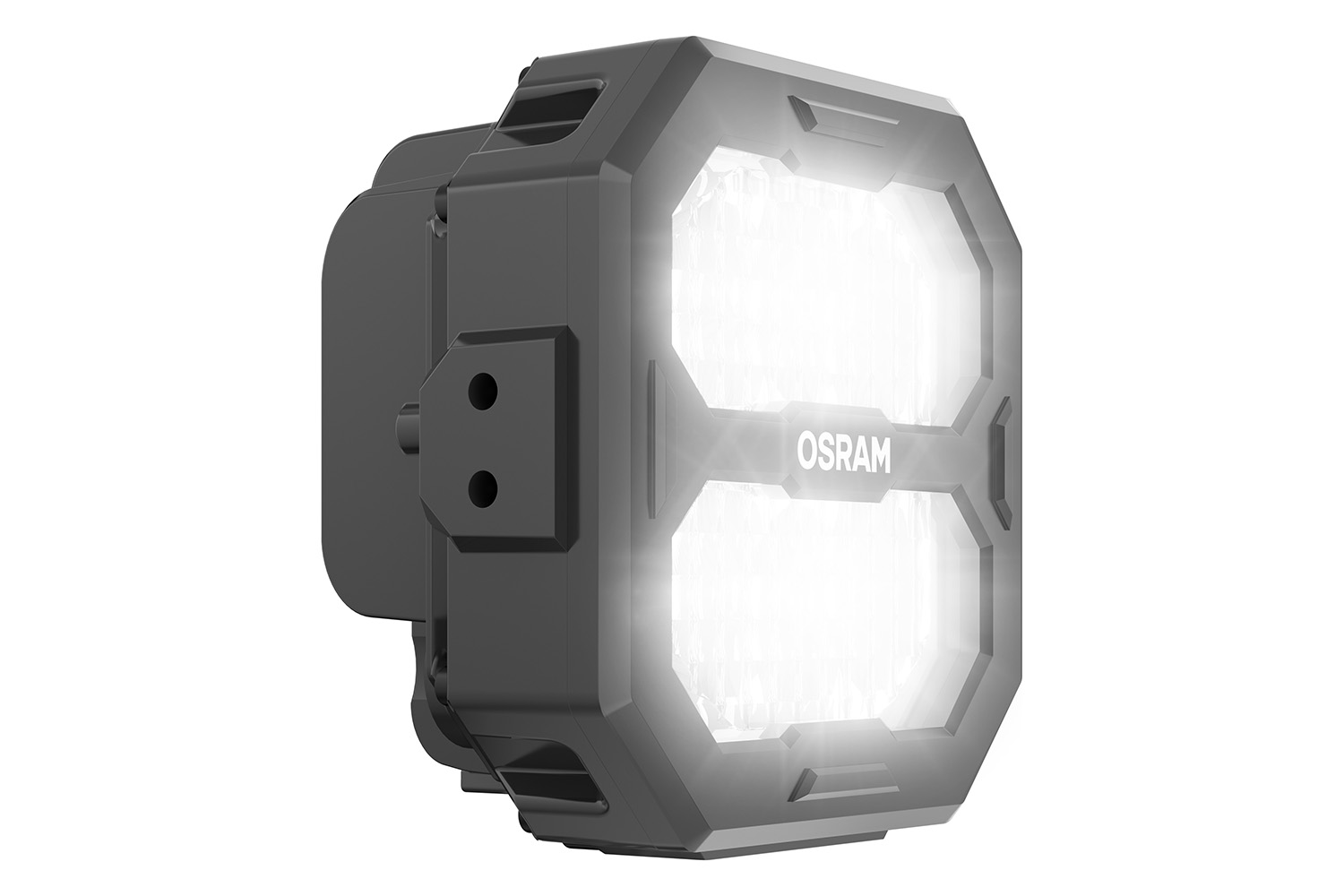 OSRAM LEDriving Cube PX3500 Wide, side view, illuminated