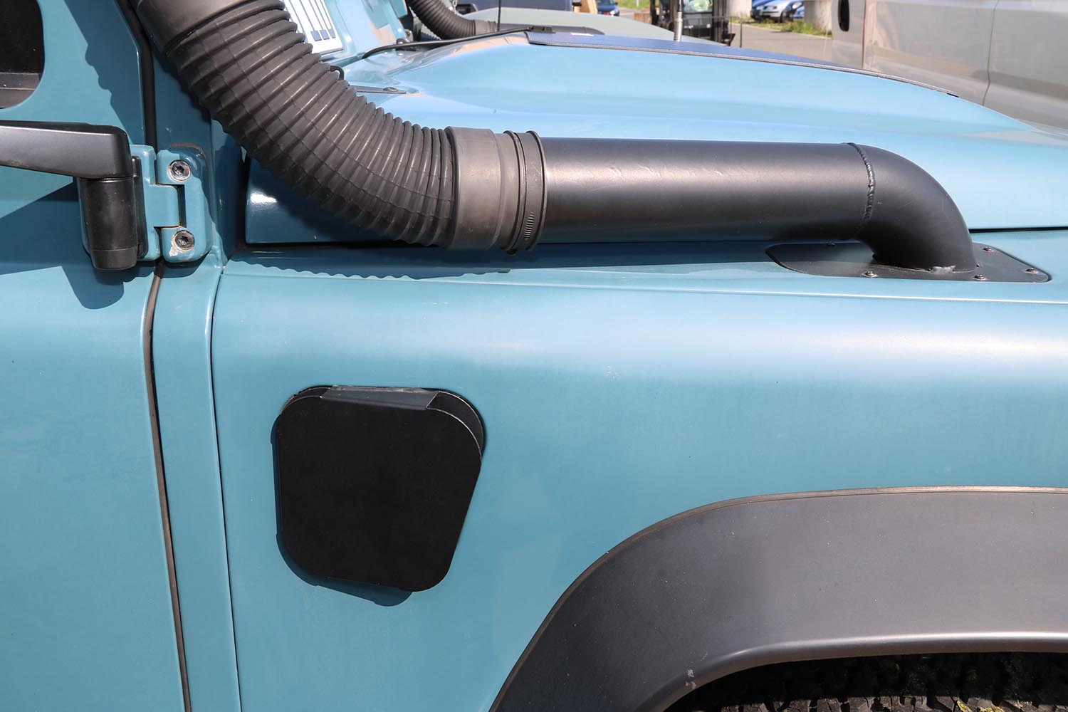 Schnorchel für Beifahrerseite, mit Umbau der Ansaugung