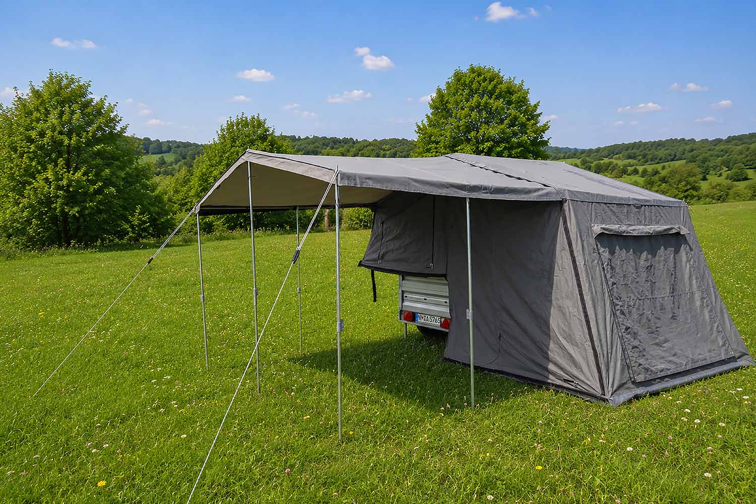Roof Lodge Trailer Tent, inkl. großem Vorzelt