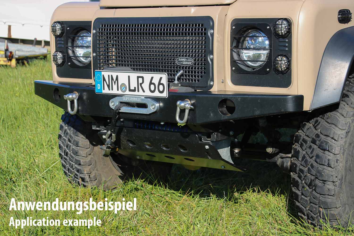 Seilwindenstoßstange Land Rover Defender