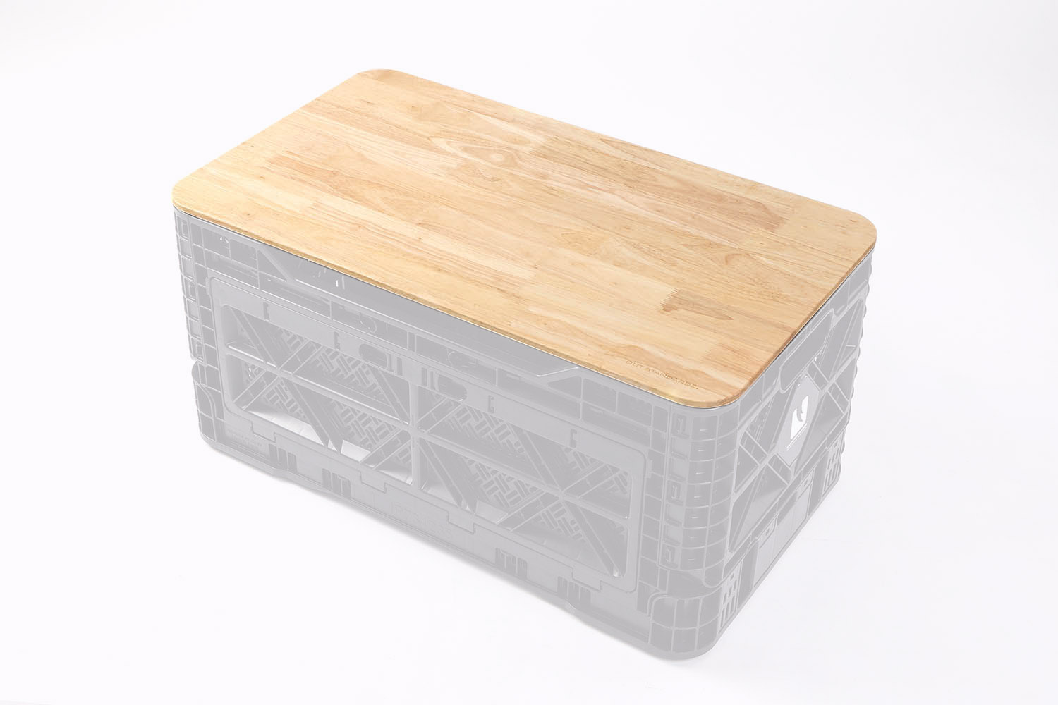 Bambusdeckel für 90l Klappbox
