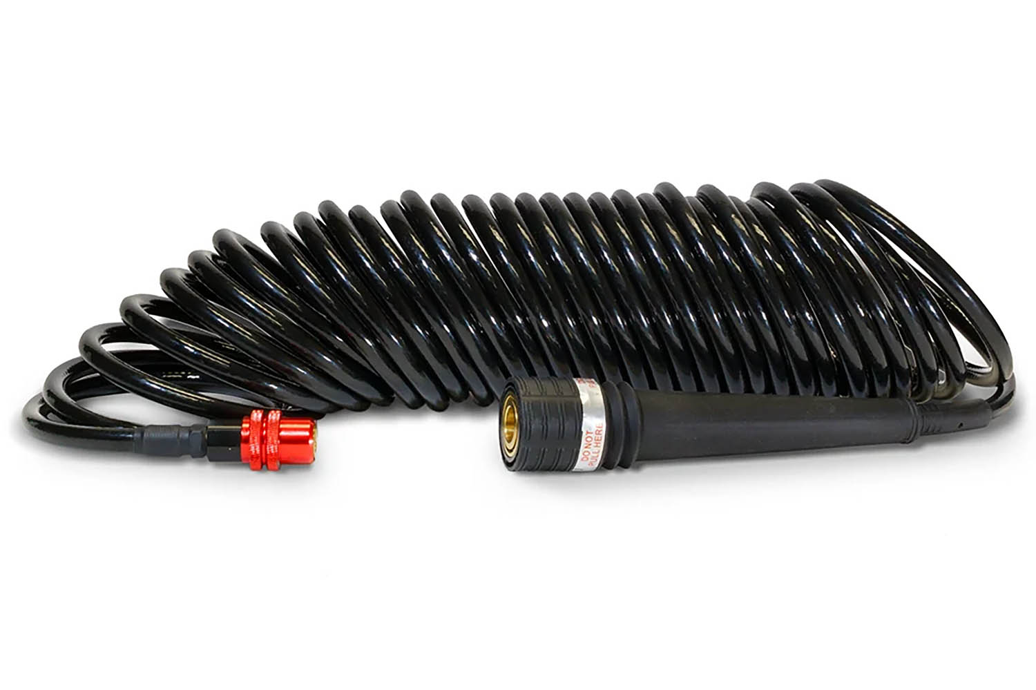 7,6 m Spiralluftschlauch mit Clip-and-Lock-Ventilanschluss