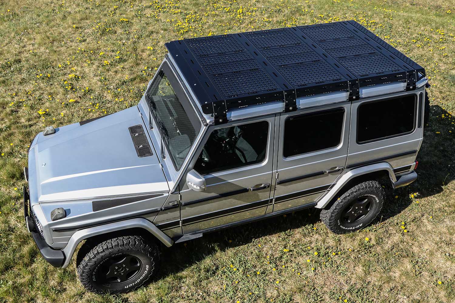 Anwendungsbeispiel, Mercedes G Klasse Dachträger, CargoBear