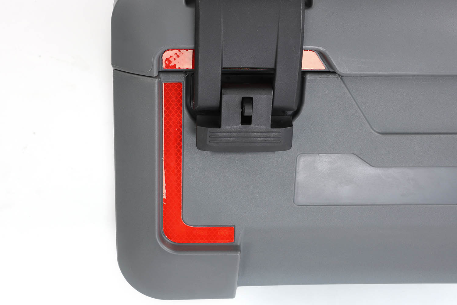 Transportbox, Detailaufnahme Reflektoren