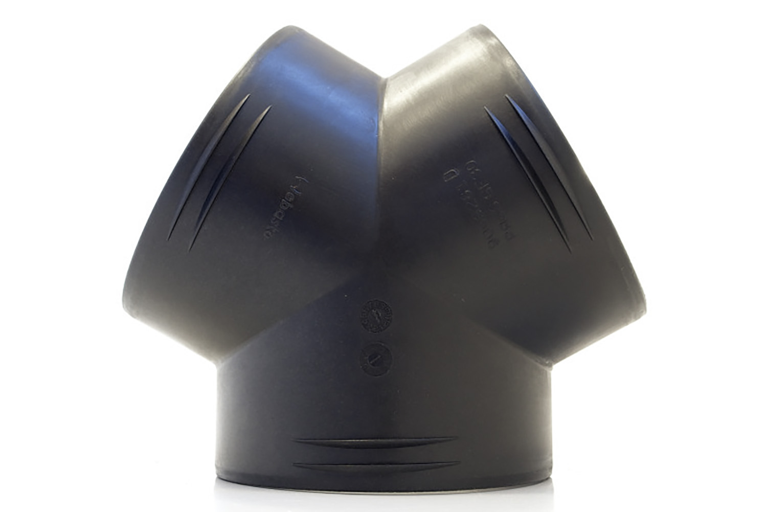 Y-Stück für 60mm Warmluftrohr, symmetrisch