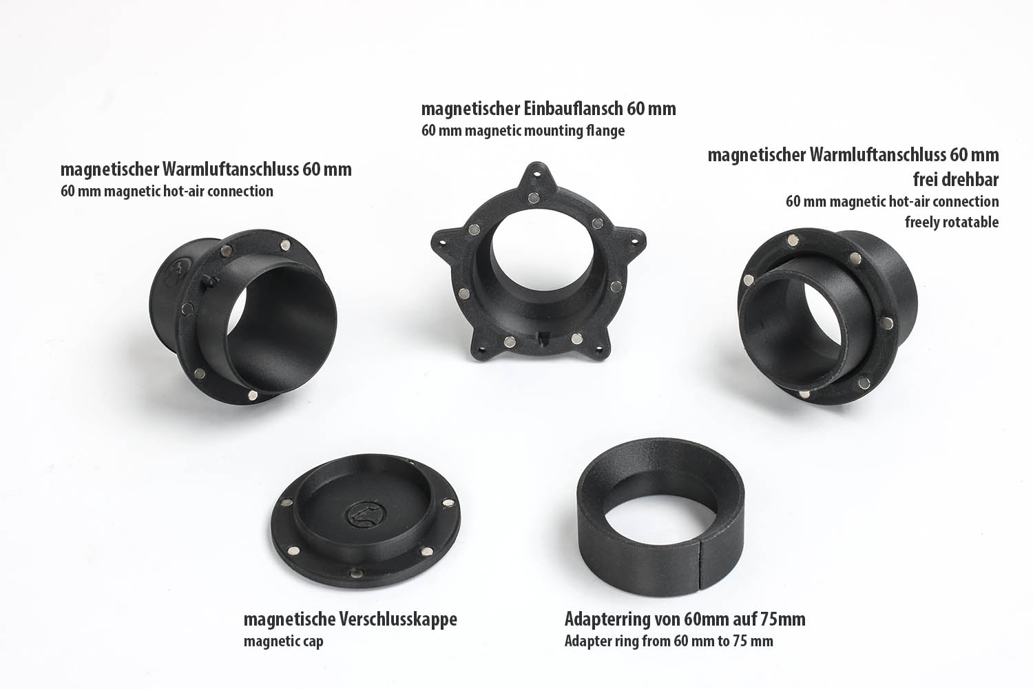 Schnellverbinder-Set, magnetisch für Standheizung