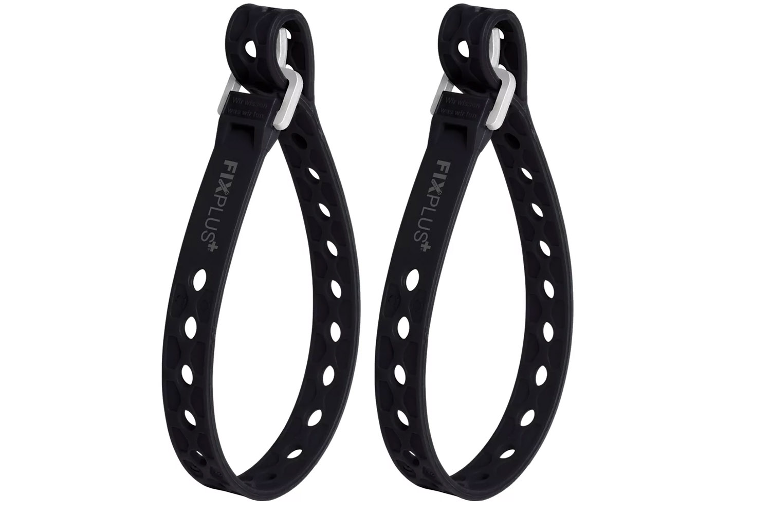 Fixplus fastening straps, 40 cm, black, pair