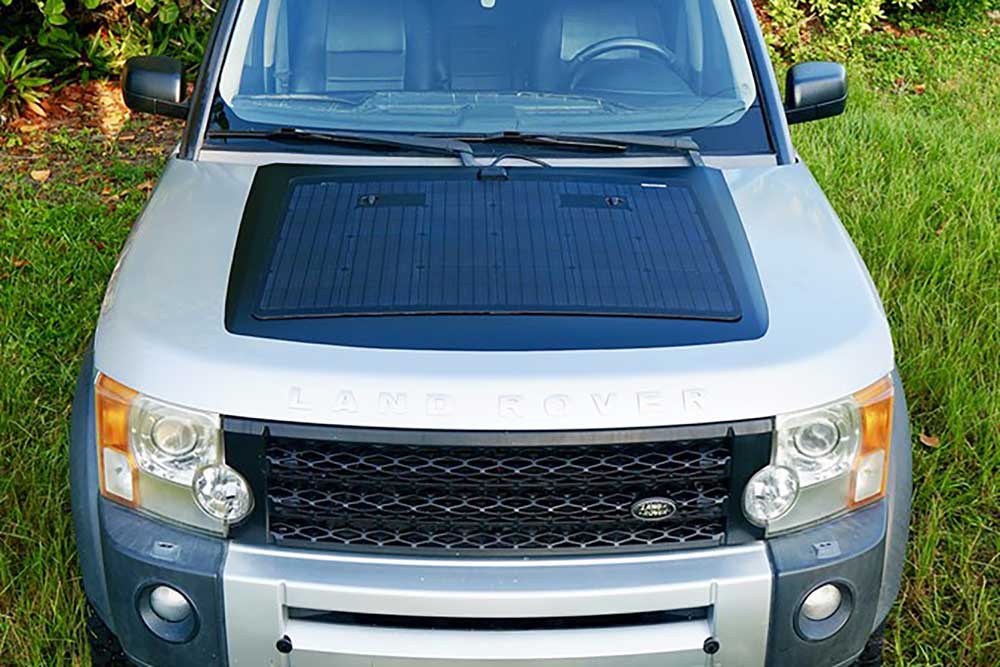 110 W Solarpanel-Set TF1903 für Land Rover Discovery 3 und 4 mit Laderegler und Montagematerial