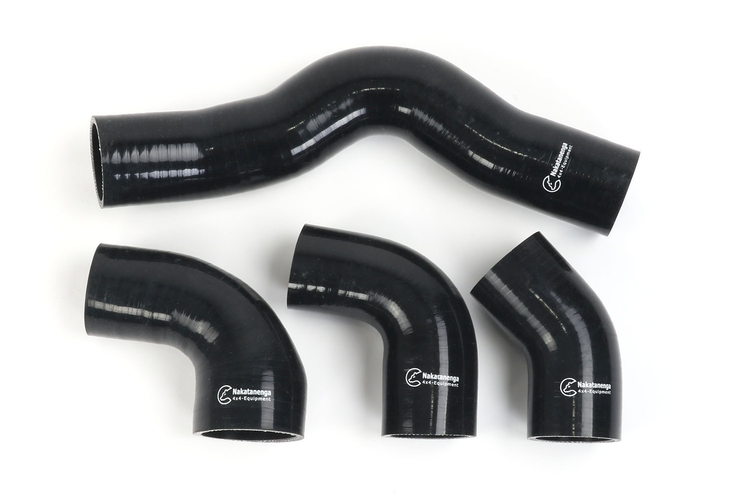 Silicone hoses turbocharger and intercooler, for Land Rover Defender TD4 2,2 4-piece