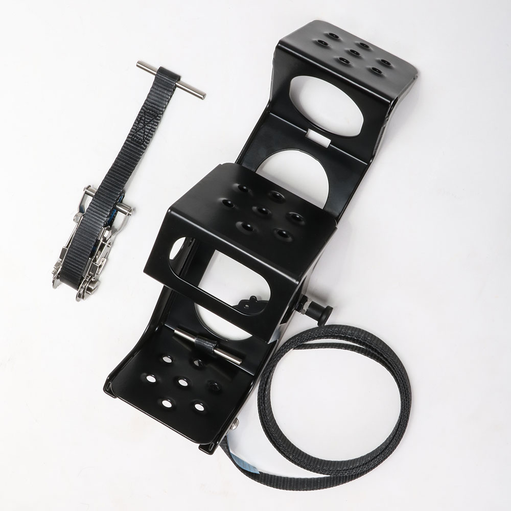 Foldable ladder, spare wheel