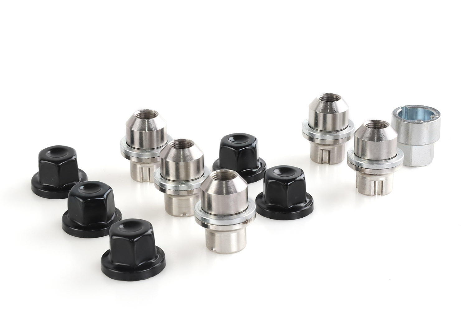 5er Sest Radmuttern, abschließbar, für Land Rover Defender