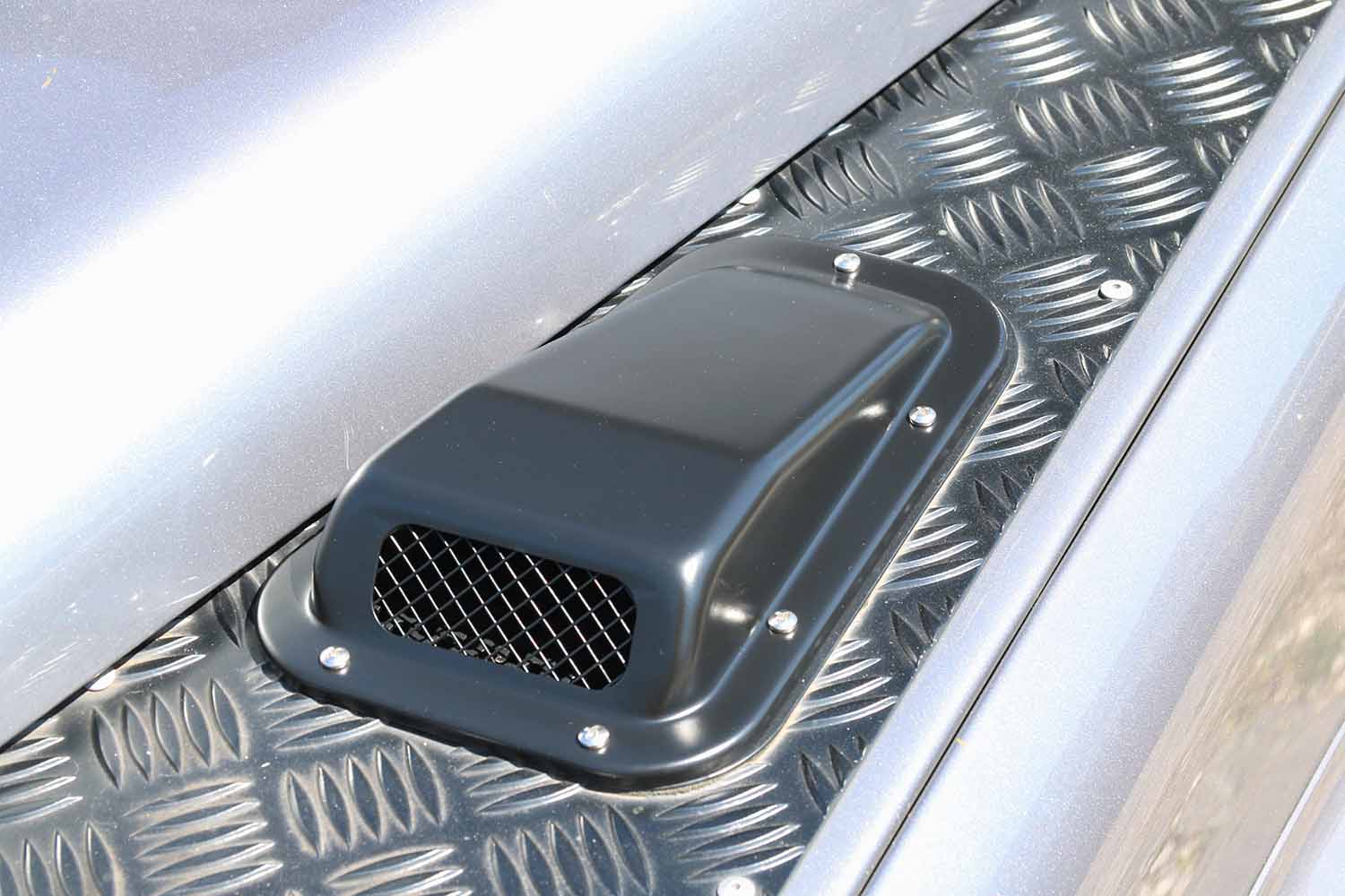 Lufthutze aus Stahl, für Defender