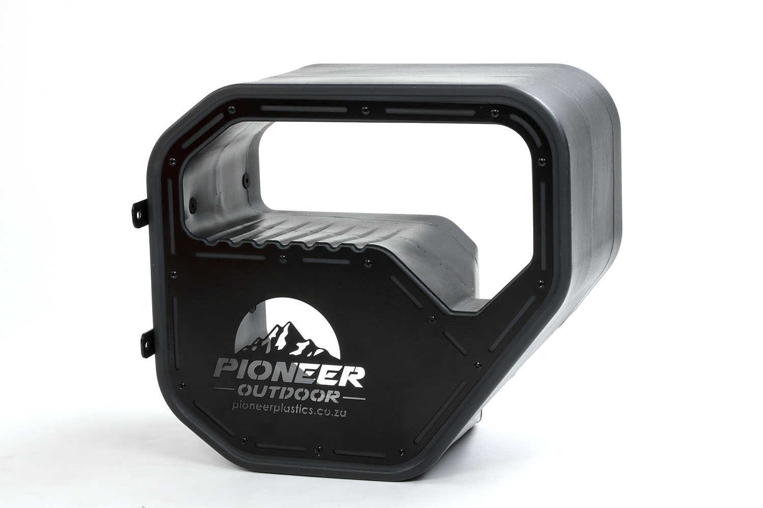 Fahrrad-Wandhalterung aus Kunststoff, grau