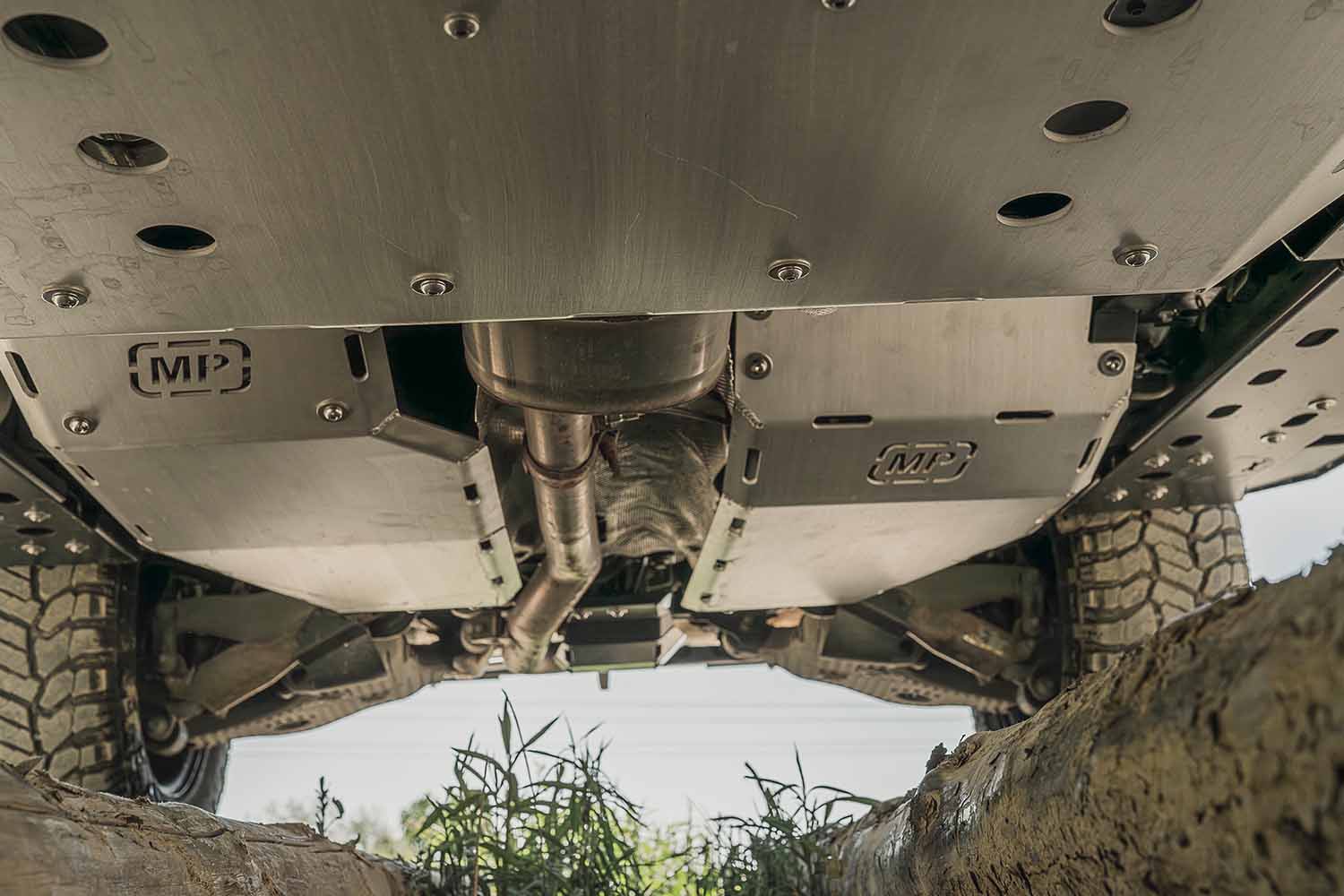 Underbody protection, 6mm aluminium, for the New Defender