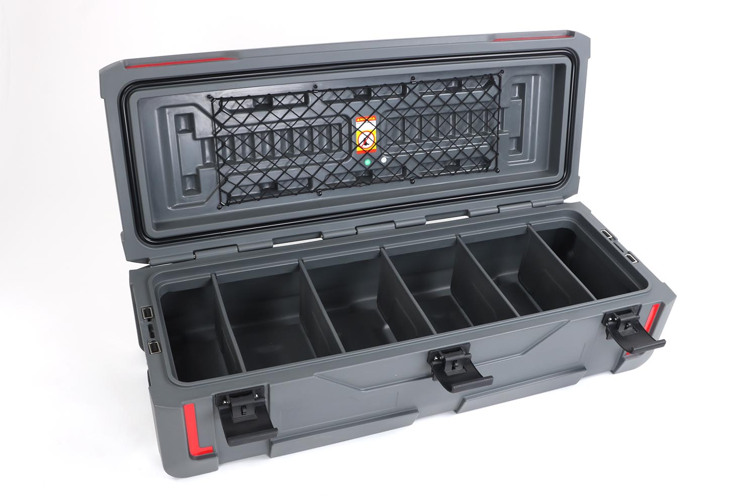 Transportbox 110l mit Trennwänden