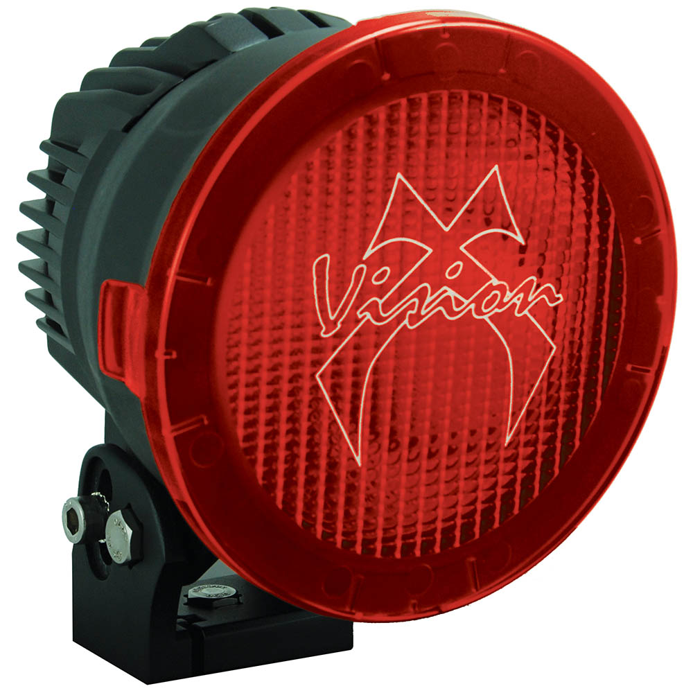 Vision X Aufsatzfilter für Cannon 6.7 Zoll Scheinwerfer, Wide Flood rot