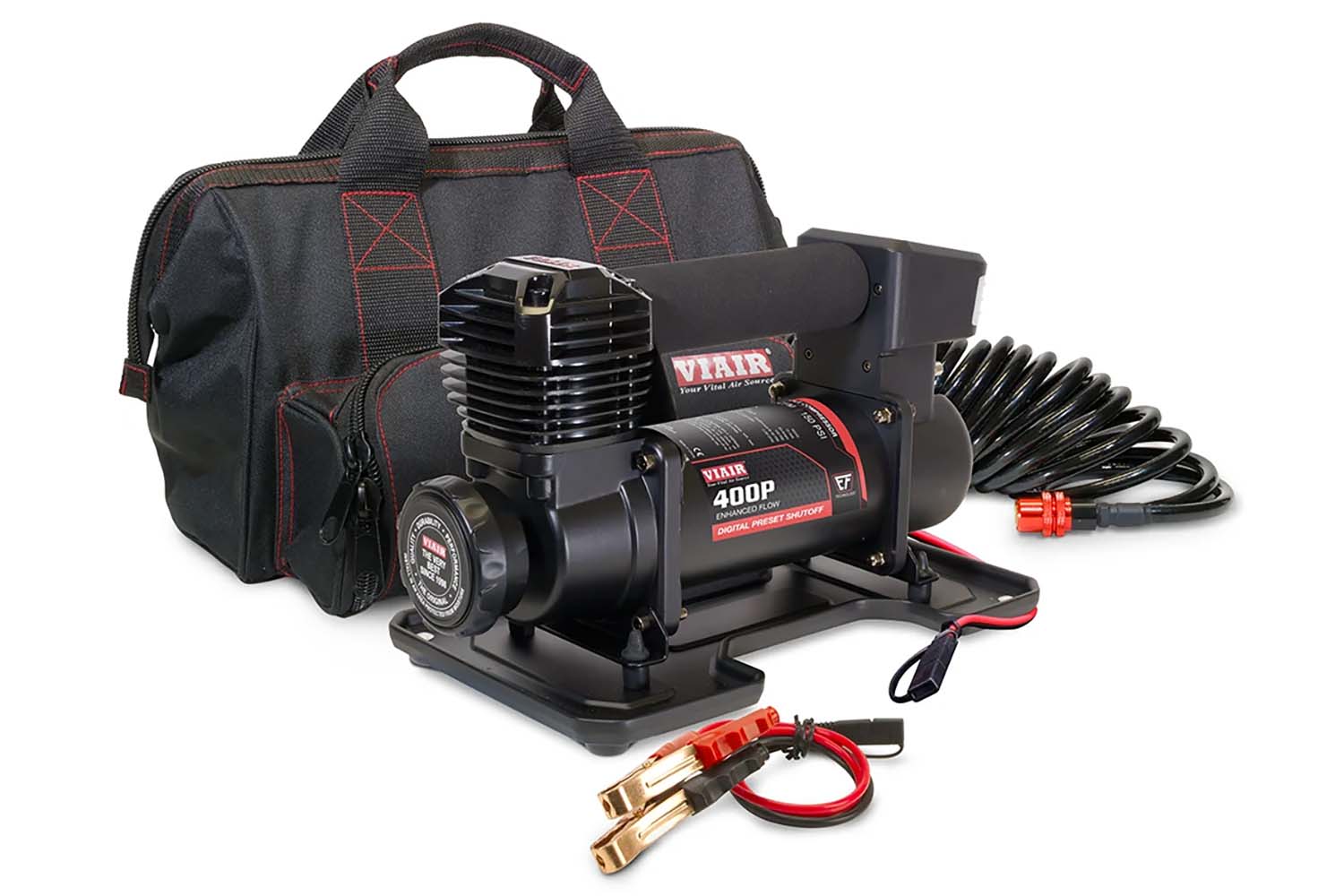 VIAIR 400P EF Digital – mobiler 12V-Kompressor inkl. Tragetasche