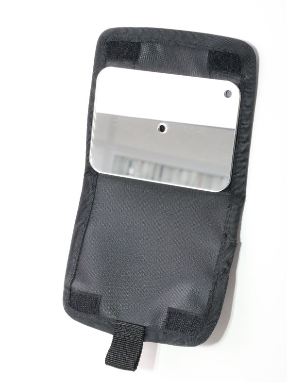 Mirror with Velcro dots
