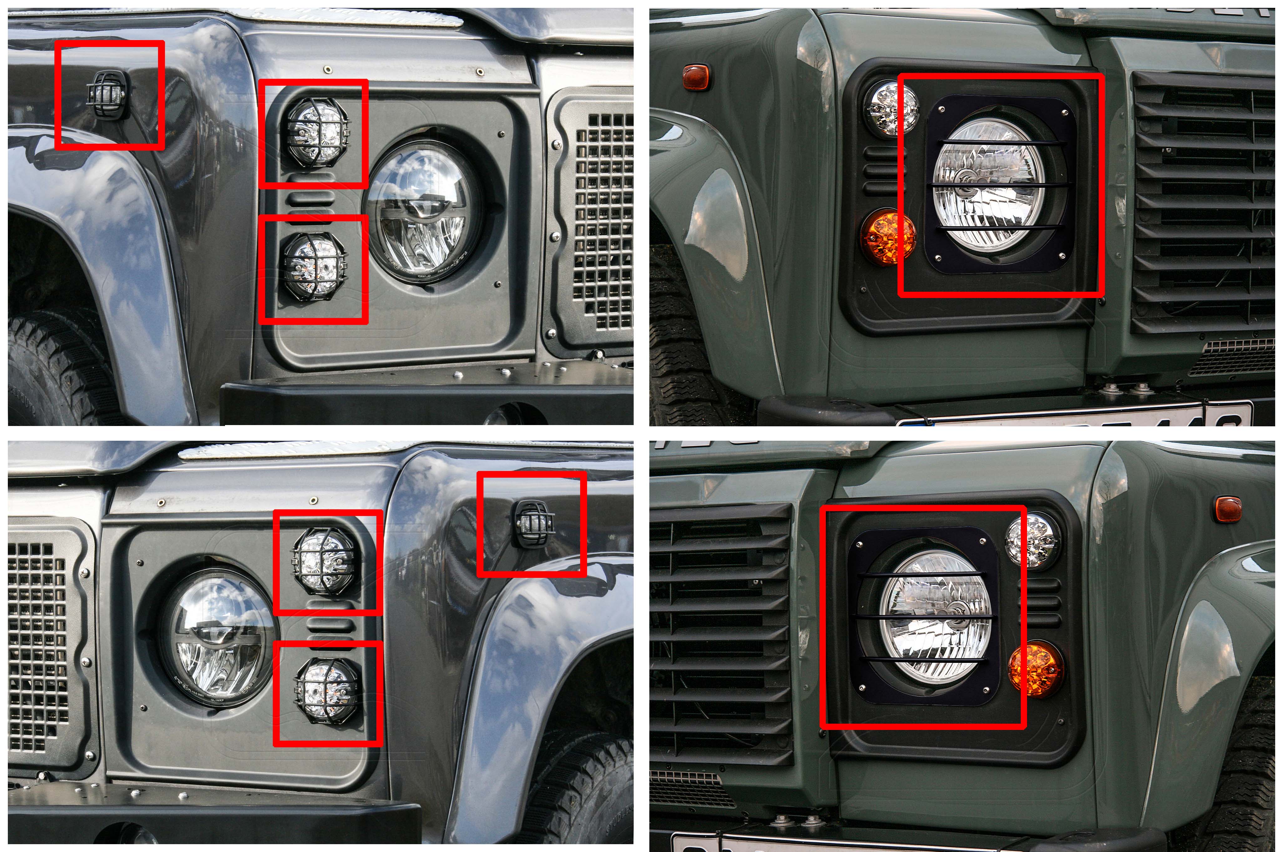 Anwendungsbeispiel 8er Set Lampenschutzgitter