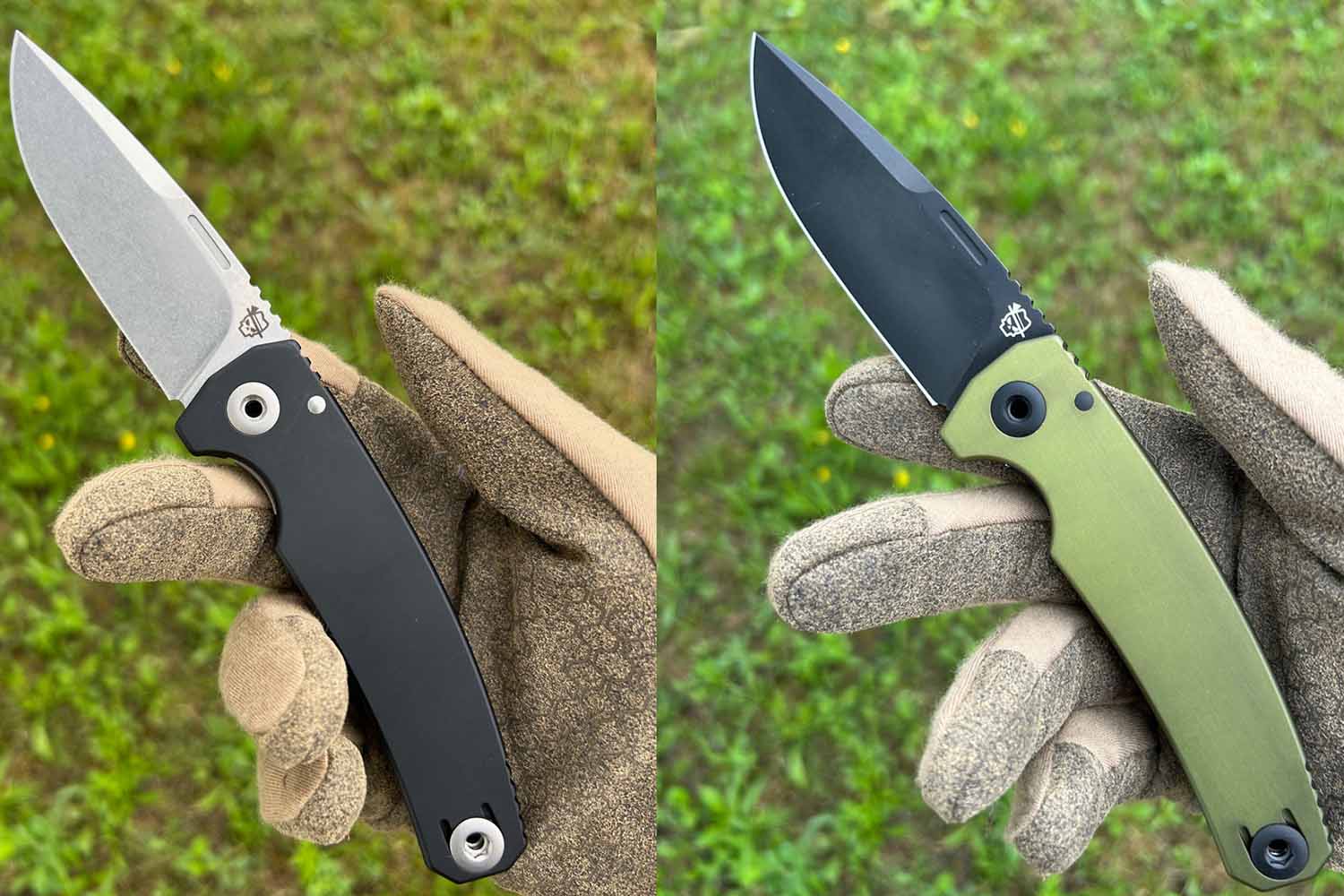 Alu Sepp, Klappmesser von OA, grün oder schwarz