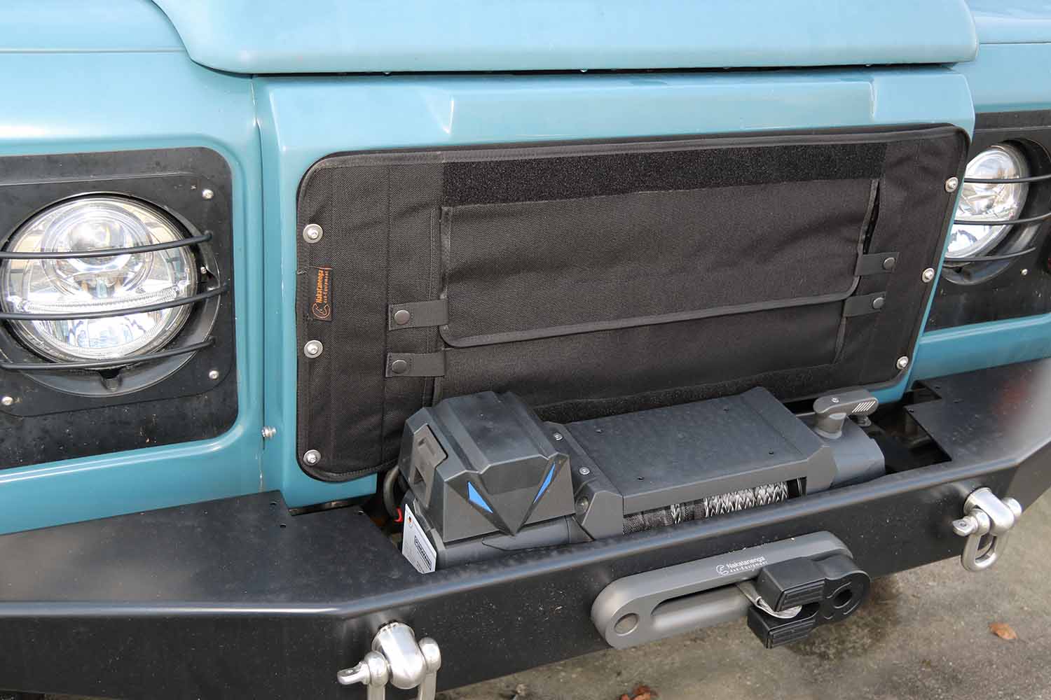 Nylon-Abdeckung für Kühler, Ansicht geschlossen