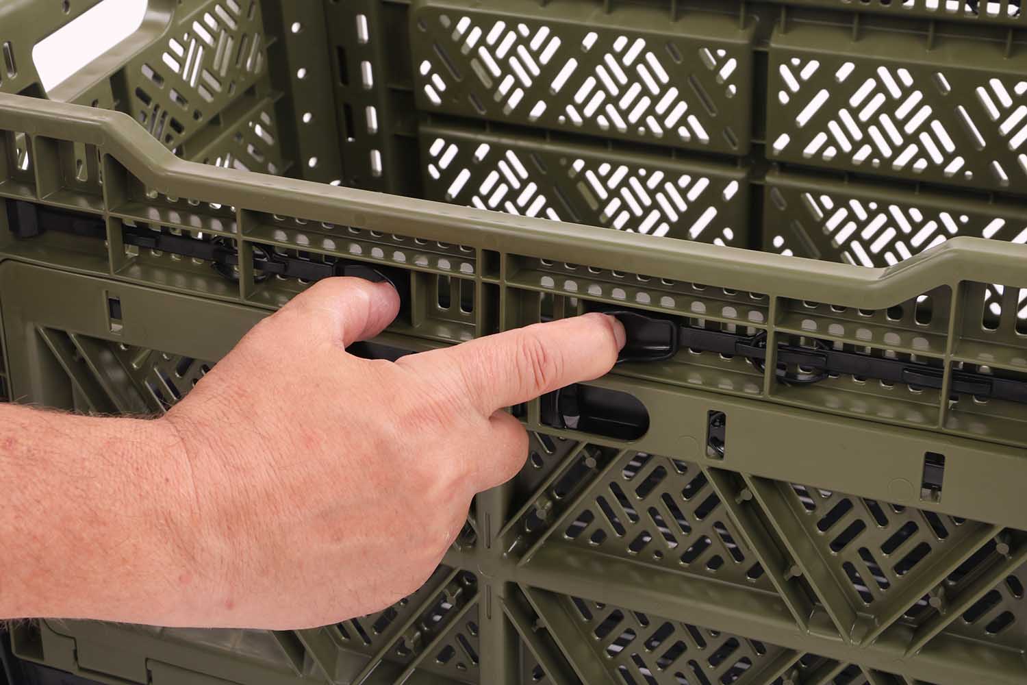 robuste Staubox 48l, oliv