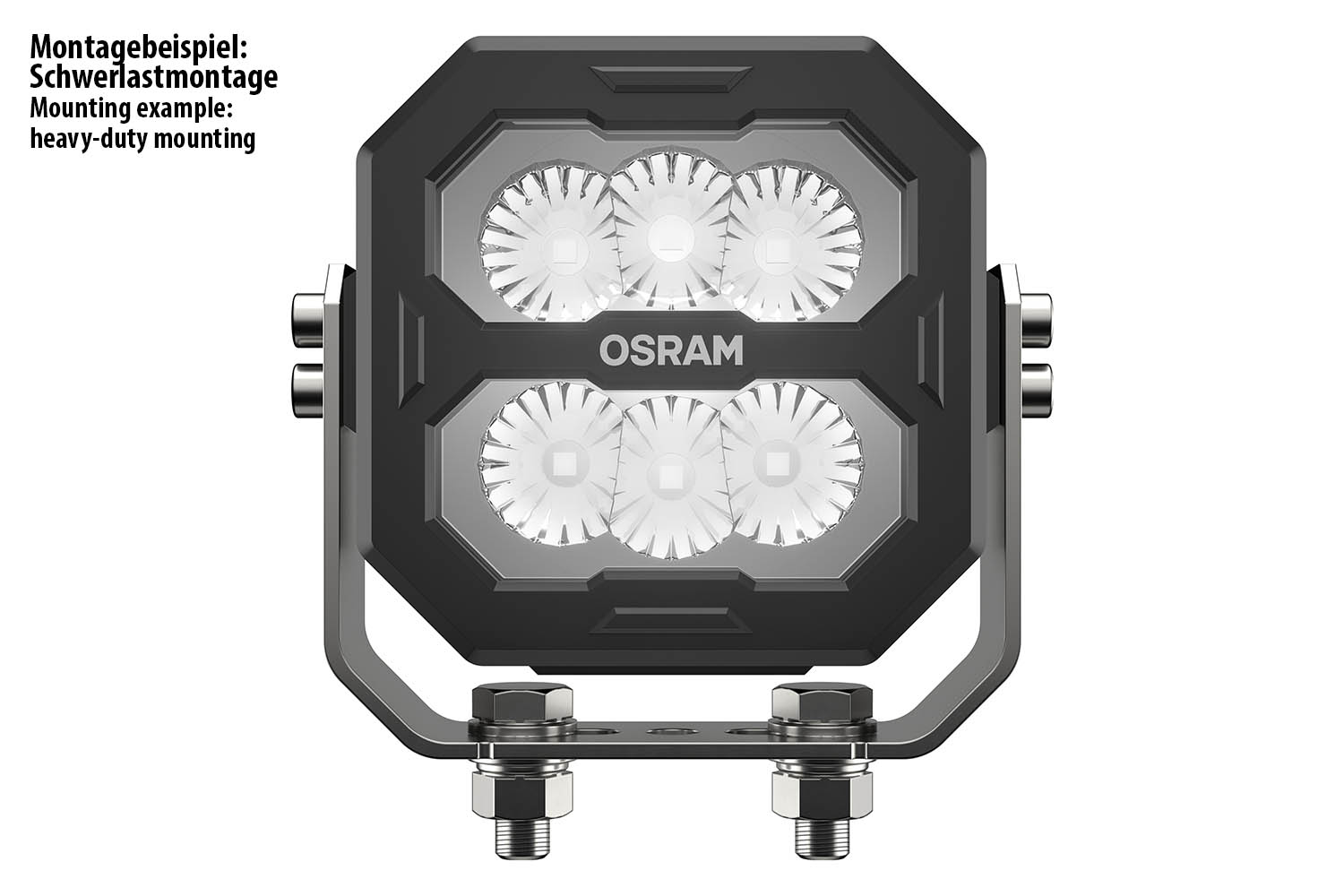 Application example, PX1500 Spot with heavy-duty mounting kit