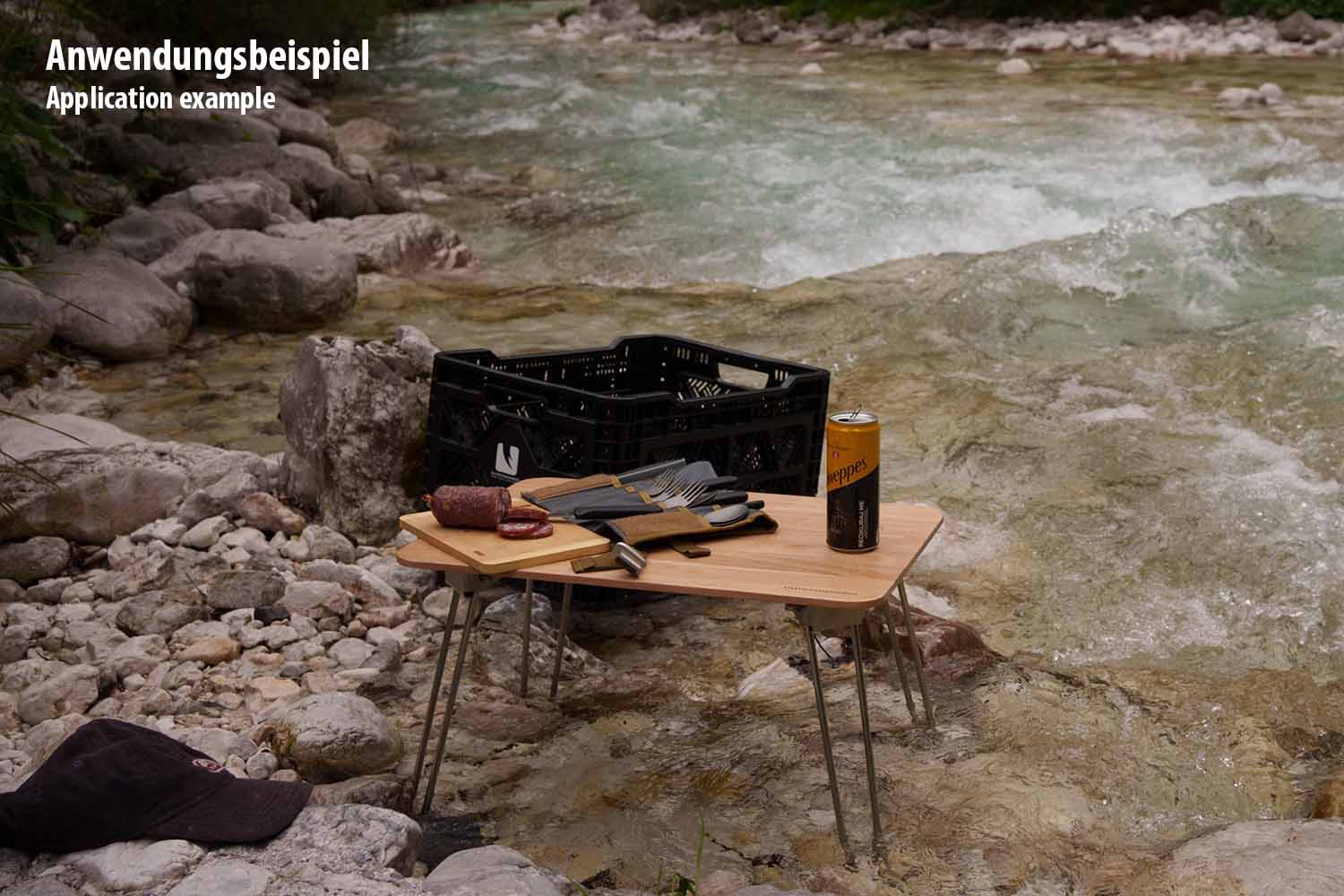 Folding feet for table, outdoor, camping