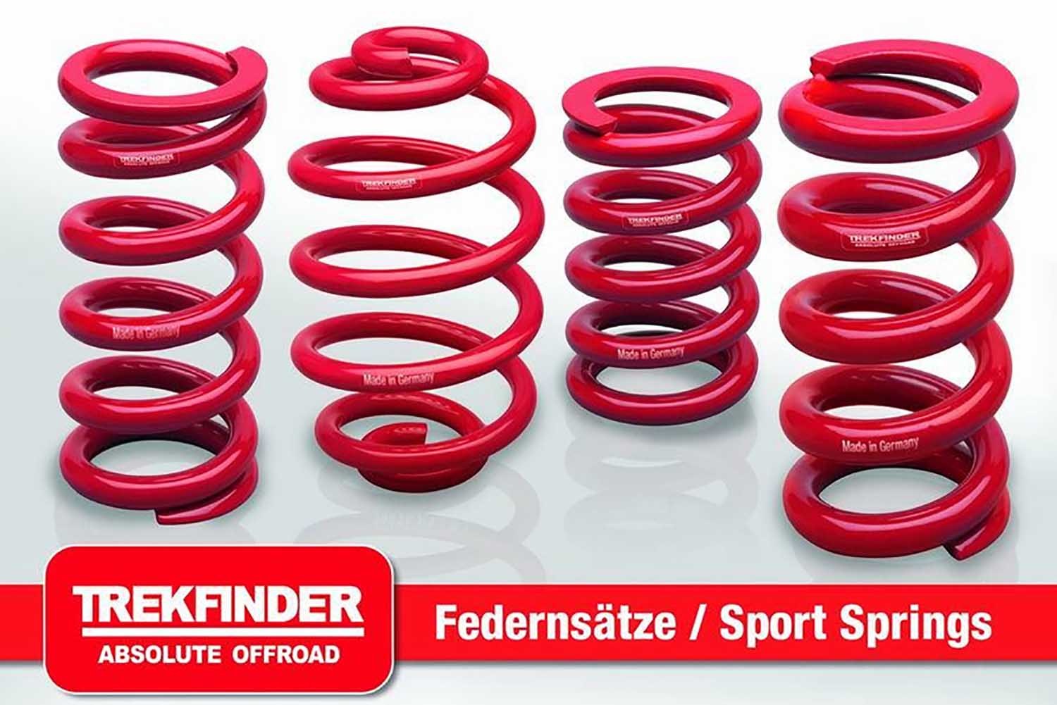 Comfort spring set TREKFINDER for LAND ROVER Defender 110 with VA +20 ...