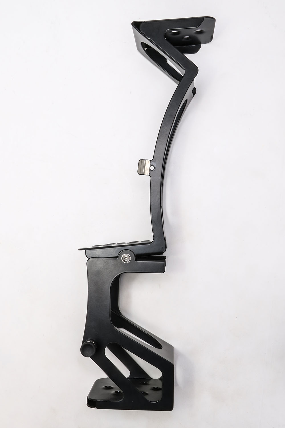 Foldable ladder, spare wheel