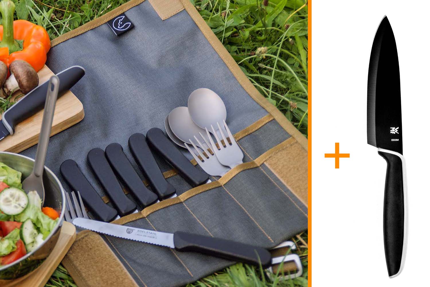 Mini Hungry Titan, optionally with WMF chef's knife
