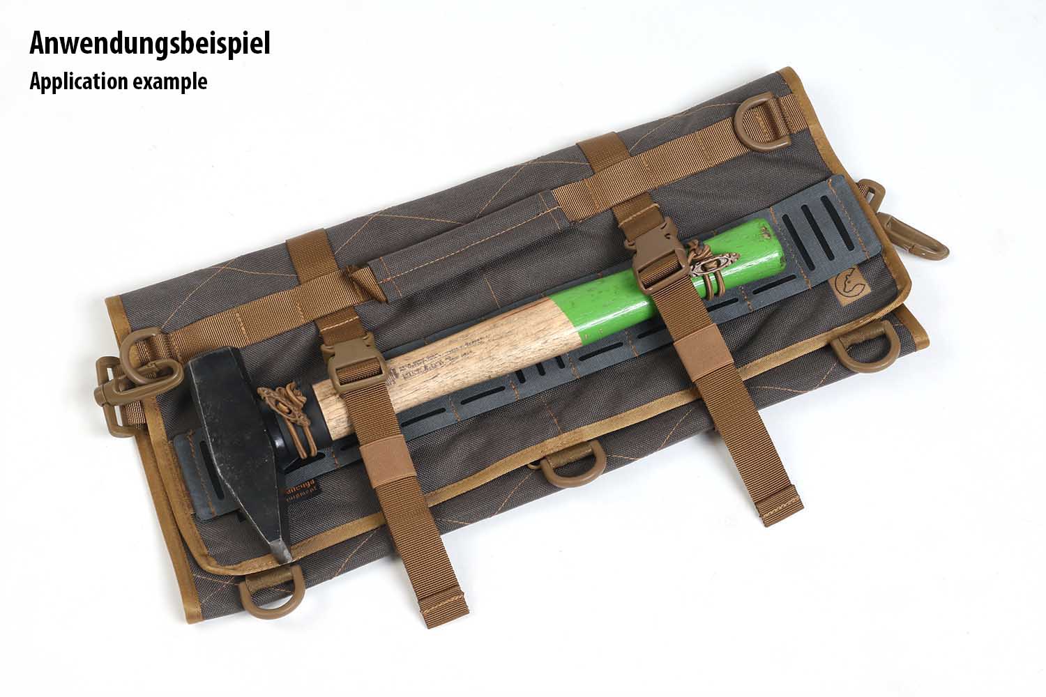 Application example, tool on Molle panel