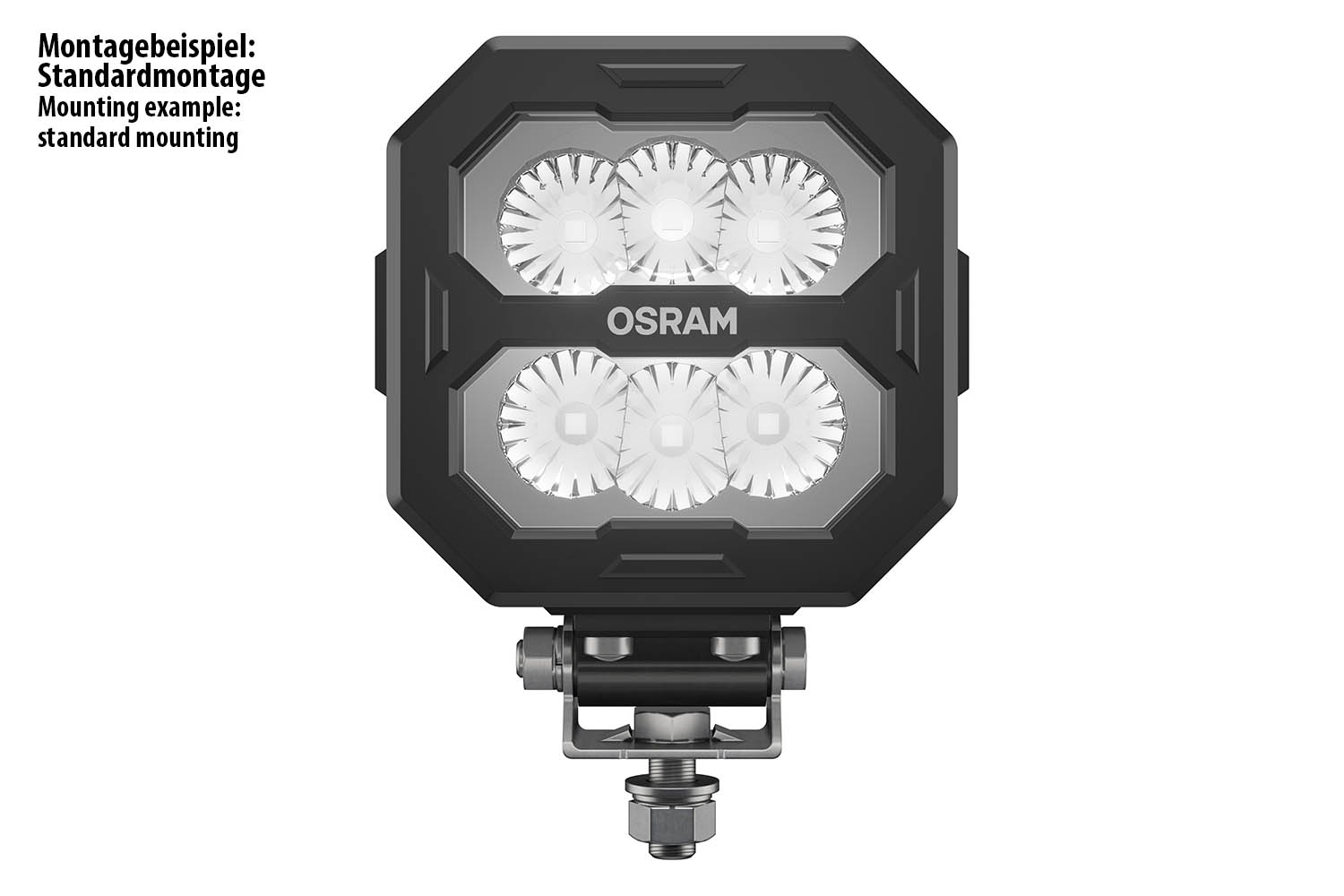 Application example, PX1500 Spot with standard mounting kit