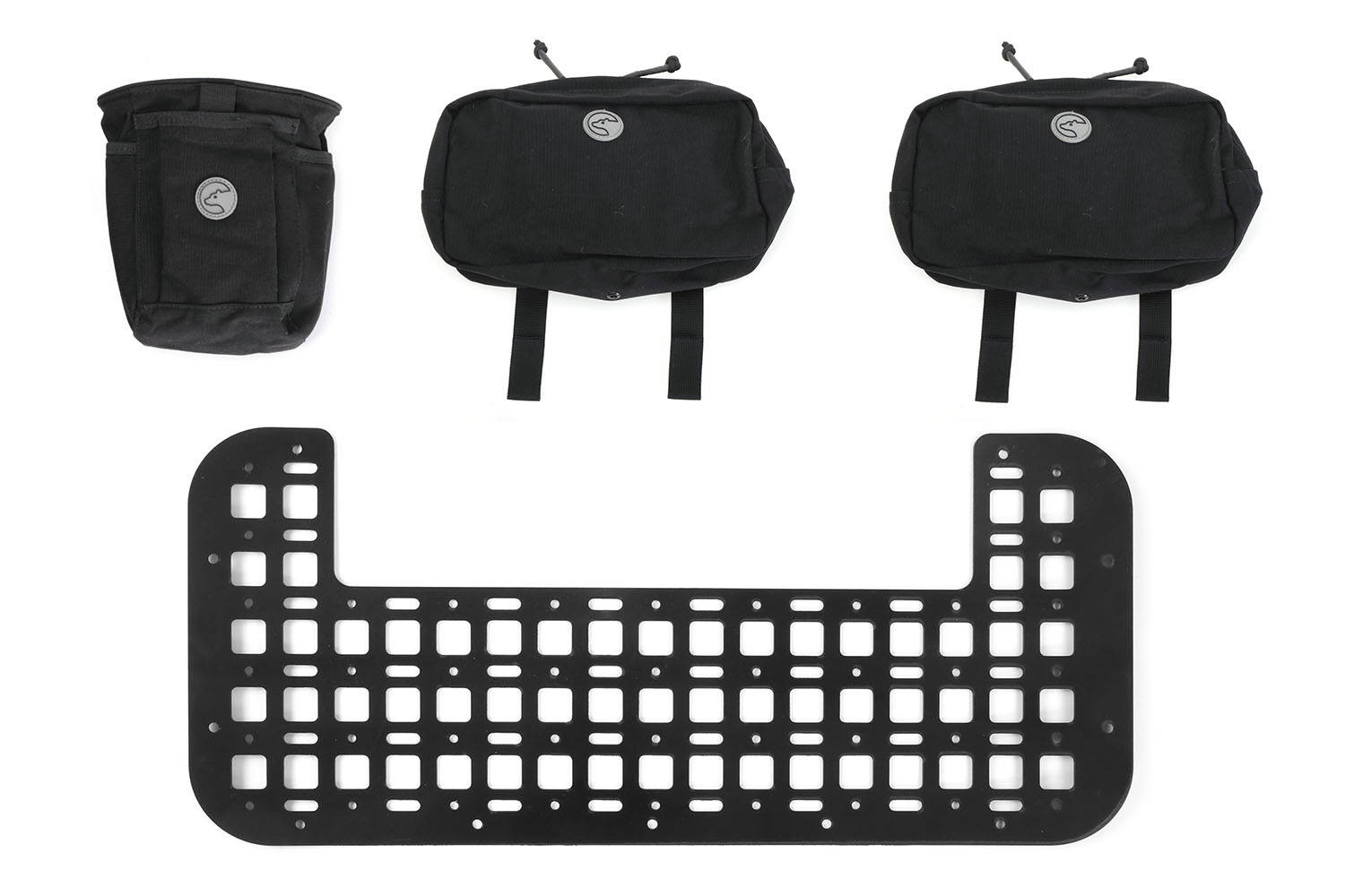 Hardbase Tailgate Organizer, incl. 3 black MOLLE pouches