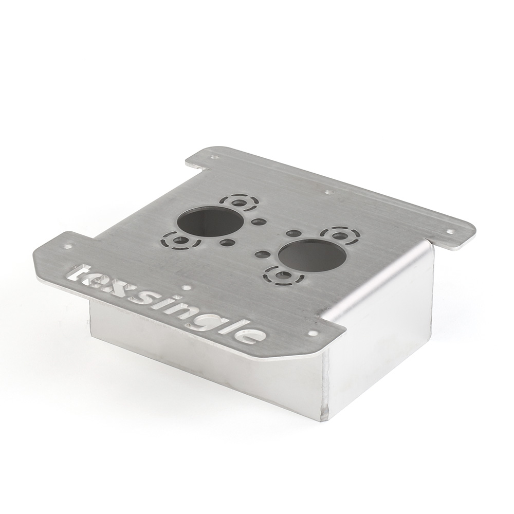 Installation flange air heater for floors up to 50mm - available here!