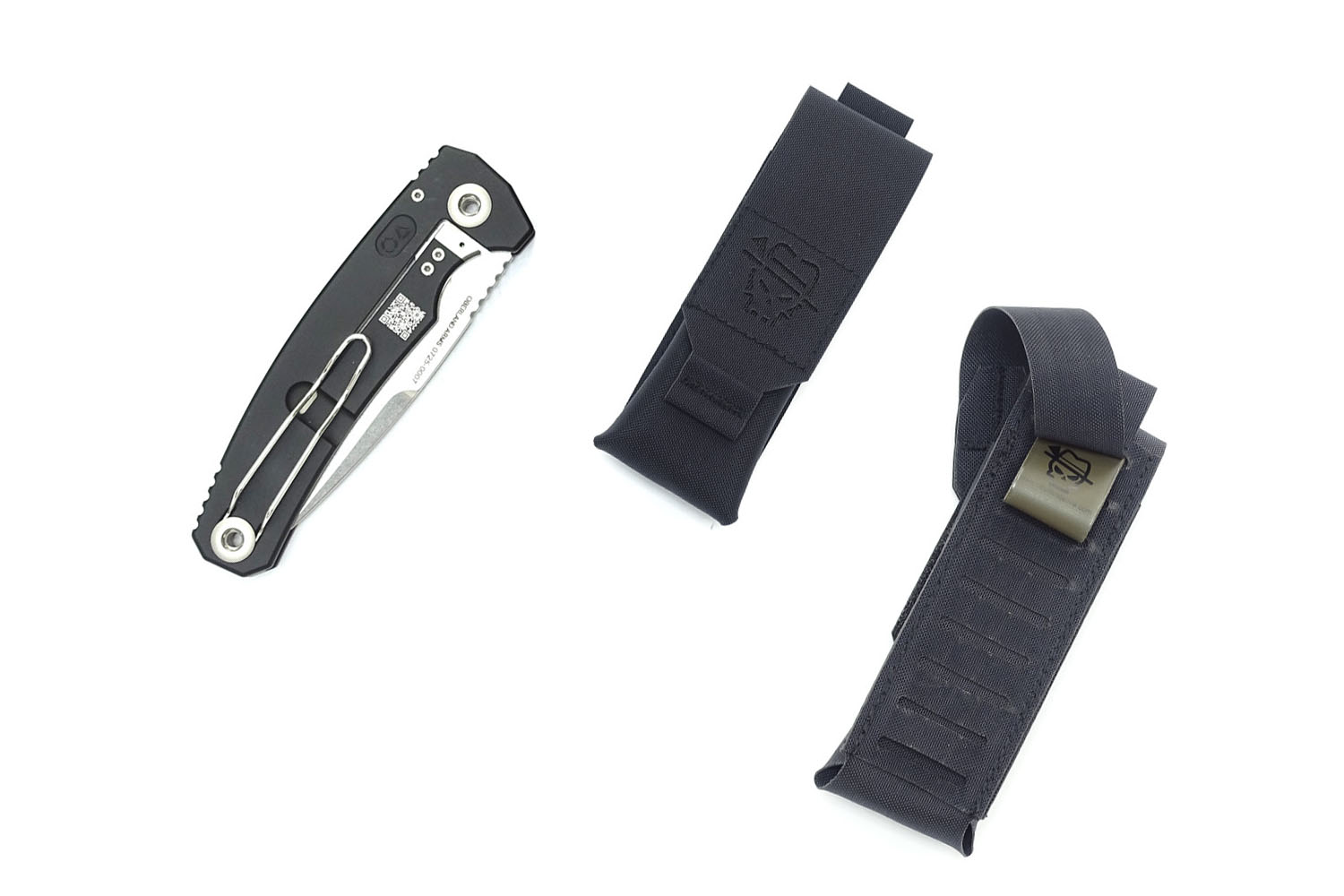 Pocket knife from OA, Alu Sepp, incl. Nyolon pouch, black