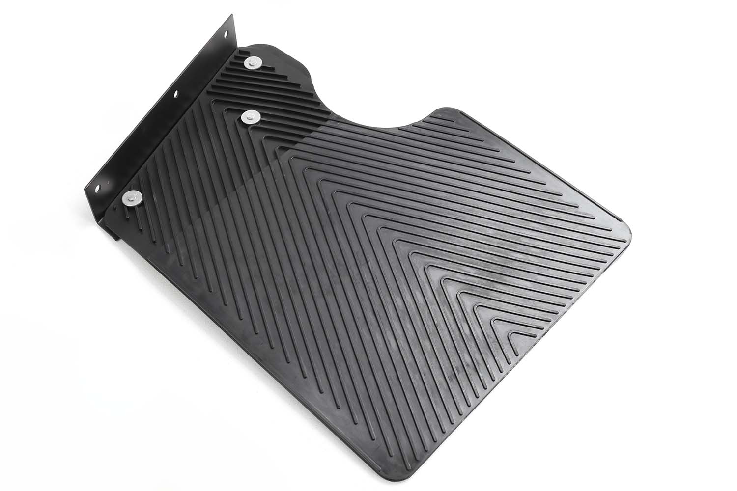 Spritzlappen / Schmutzfänger  Hinten Links passend für Defender 90 bis MY2016 mit Ausschnitt für Auspuff und Halter