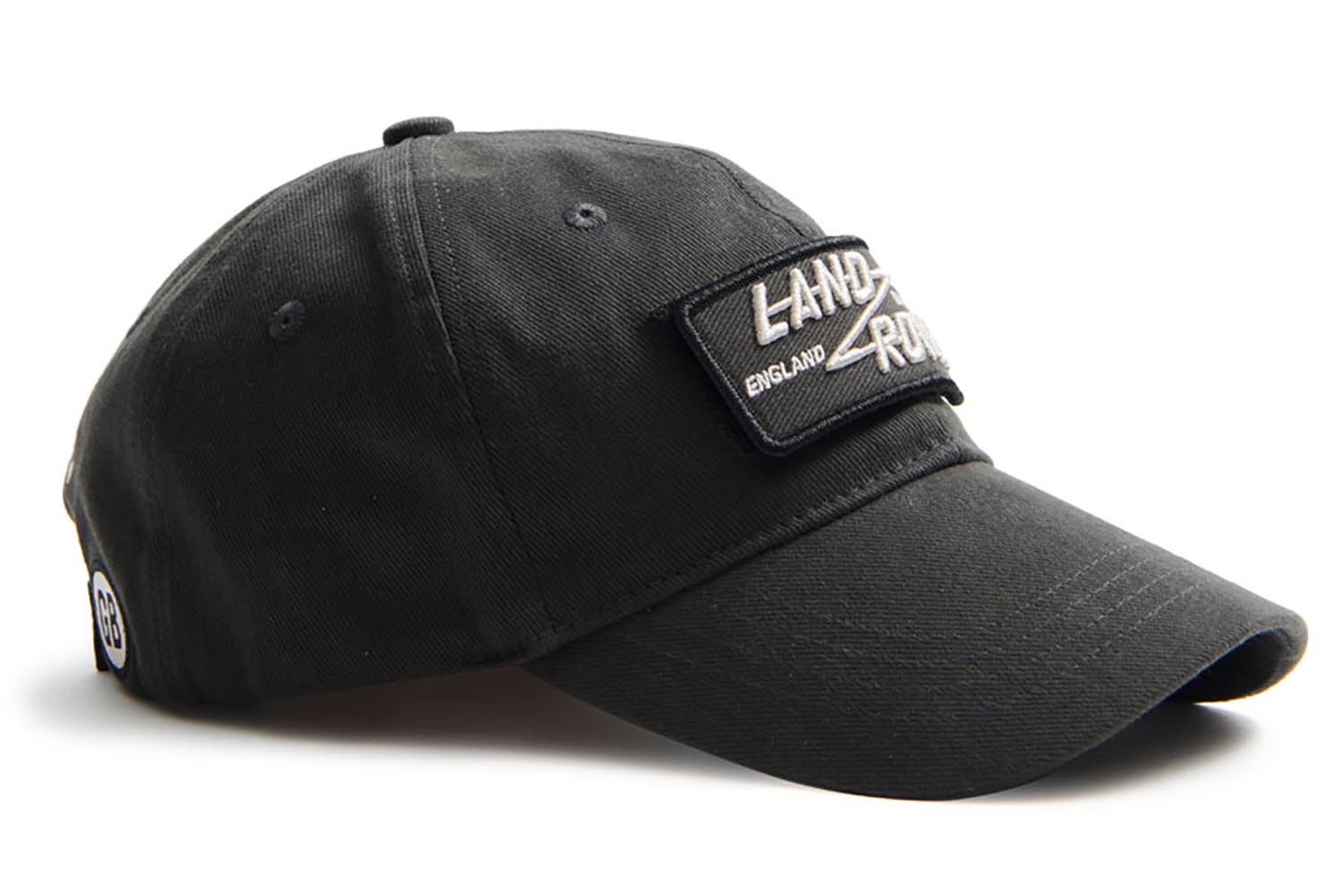 Velcro Slate cap, view from the Right
