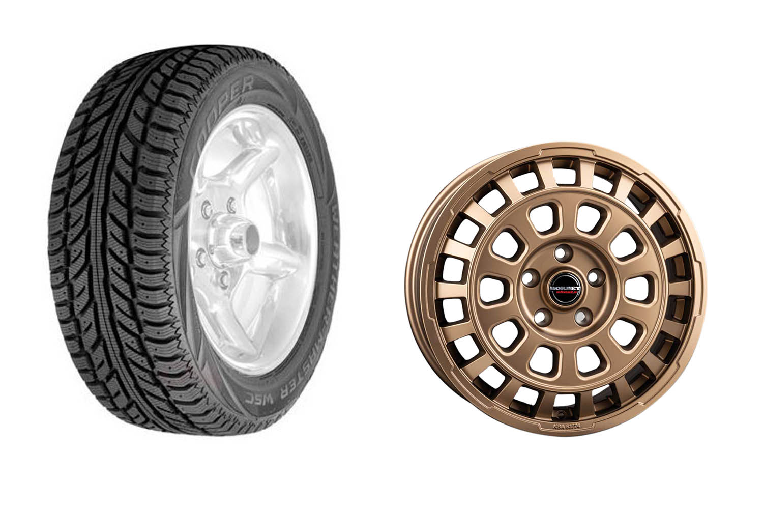 Weathermaster WSC 265/65R18 114T auf Borbet CW7 matt Bronze