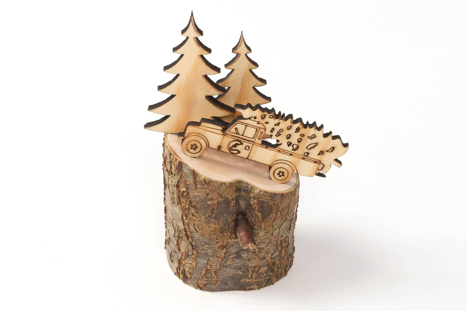 Land Rover Defender Series 3, made of wood, decorative item