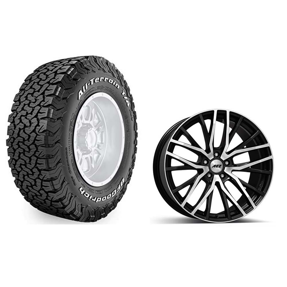 Wheel set BF Goodrich T / A KO2 275 / 55R20 on AEZ Panama New Defender