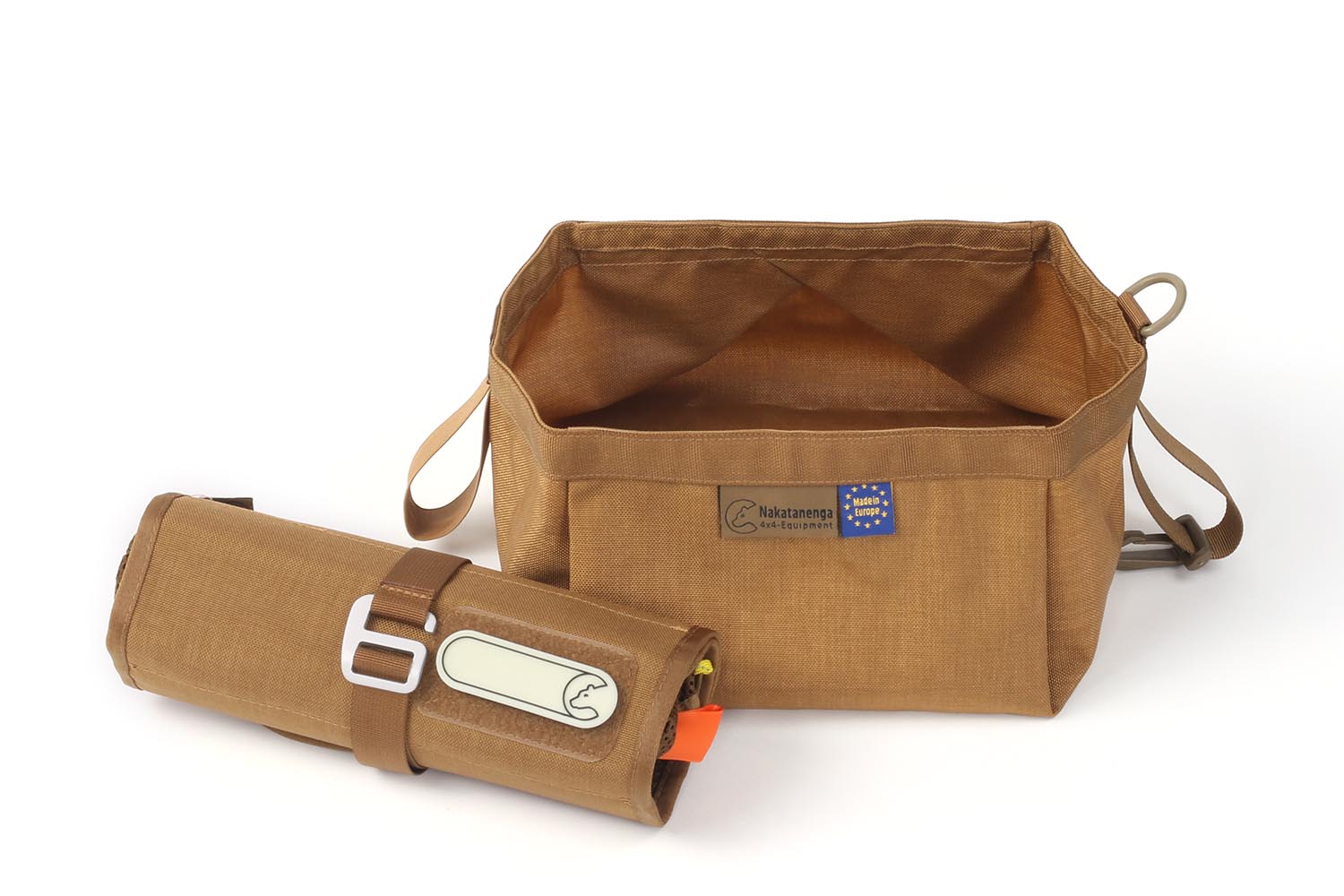 Nakatanenga Faltschüssel inkl. Tool Roll Wash, coyote