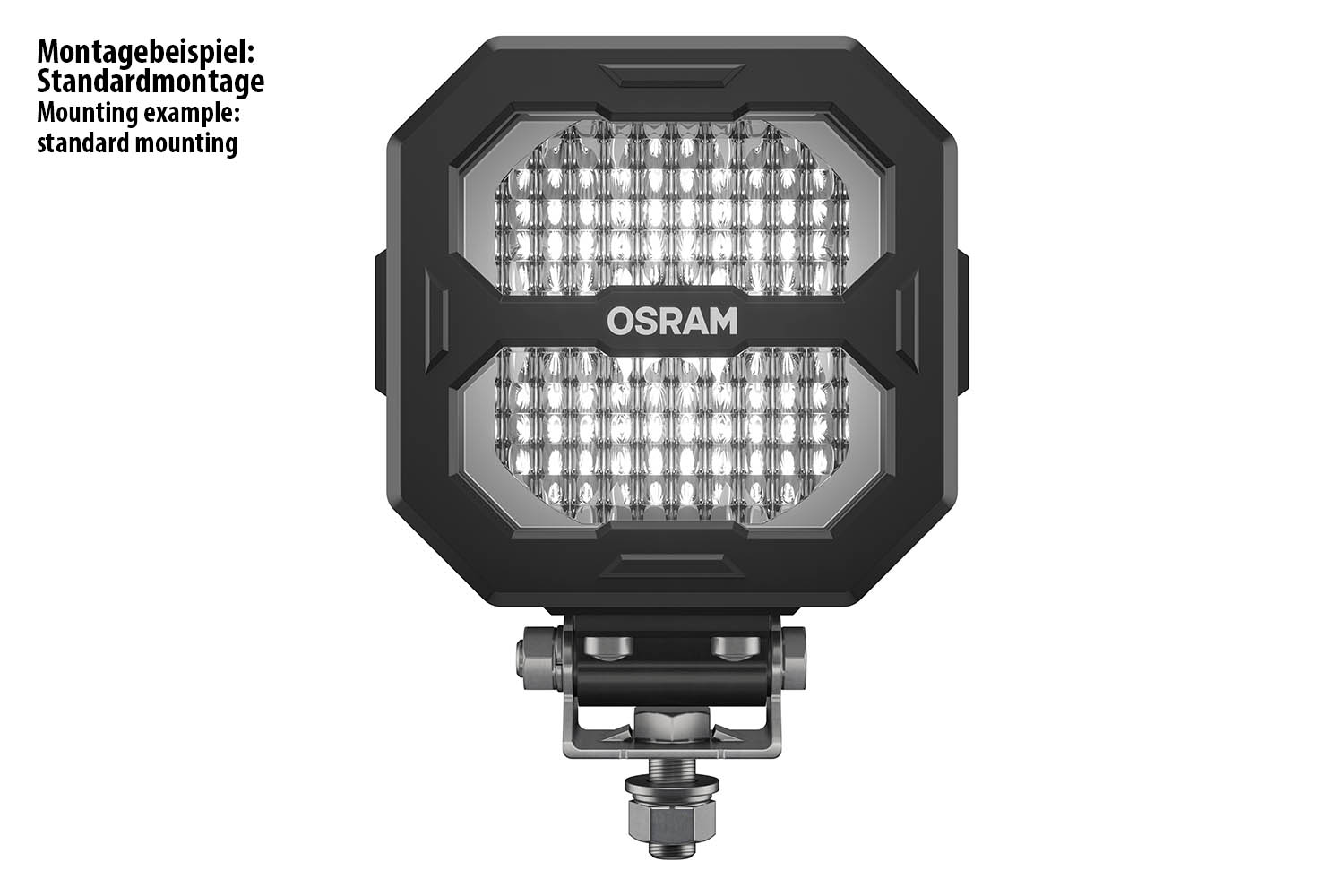 Application example, PX1500 Wide with standard mounting kit