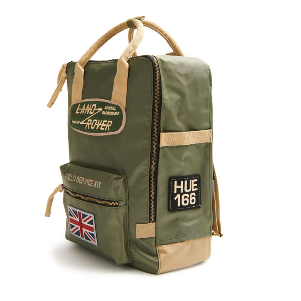 Field Back Pack Khaki, left side view