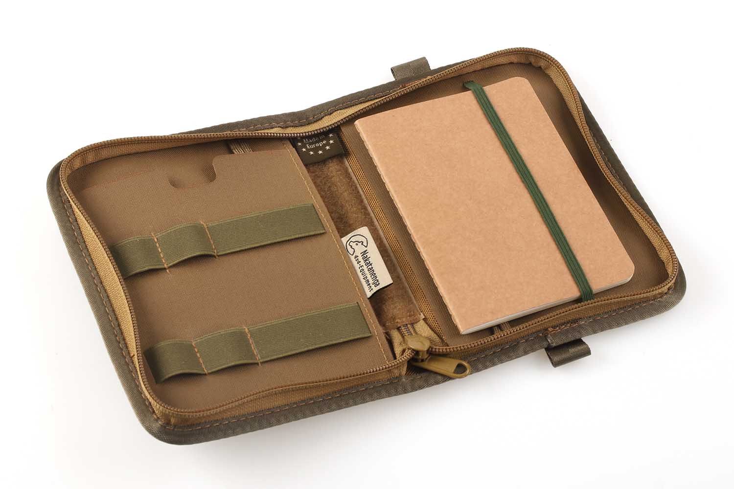 A6 Notizbuchhülle, aus Loden, grau