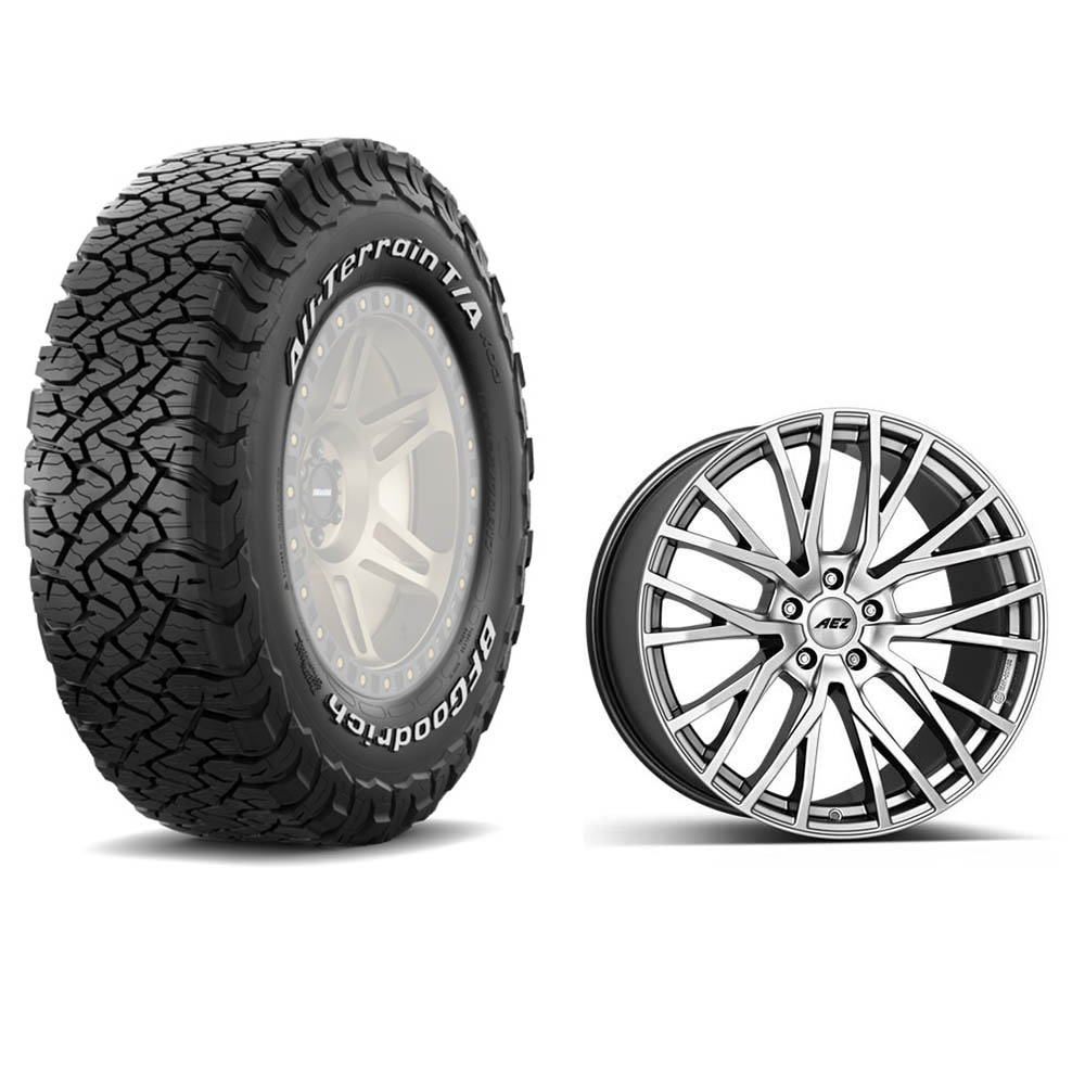 BF Goodrich All Terrain T/A KO3 auf AEZ Panama high gloss silber