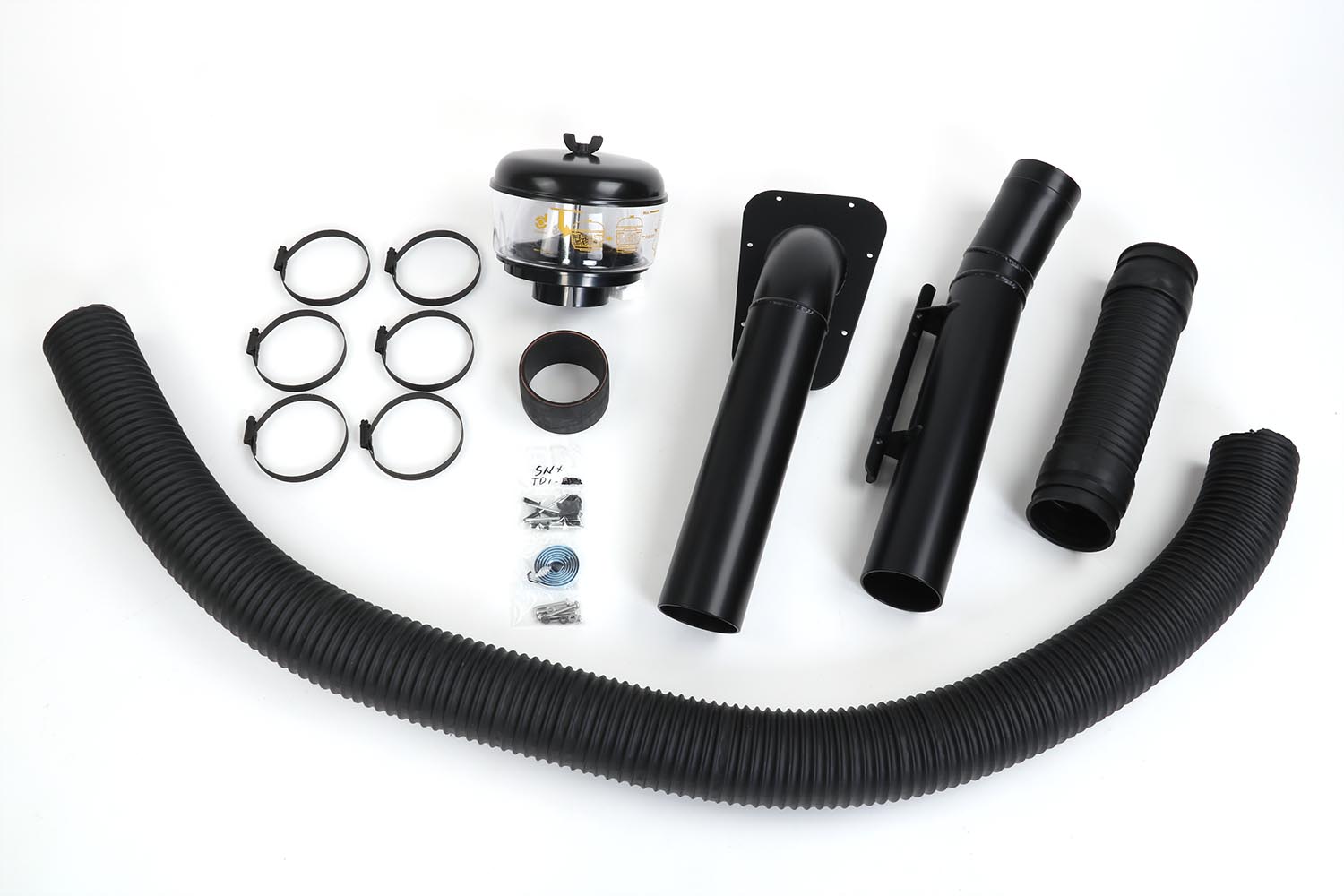 Elevated air intake, Land Rover Defender Tdi and 300Tdi, aluminium, driver's side