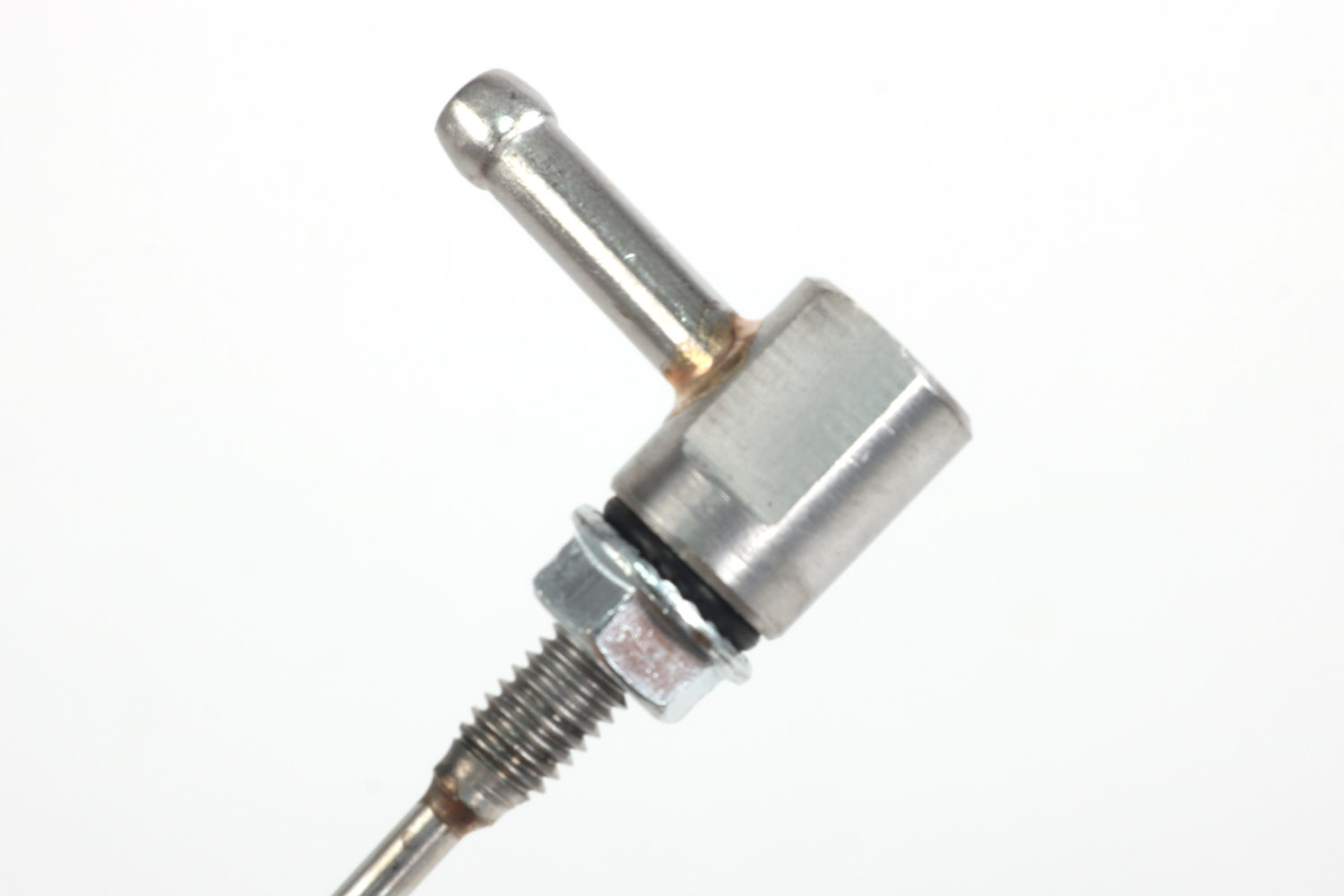 Detailed view of fuel line